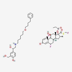 molecular formula C50H68F3NO9S B610793 Advair CAS No. 136112-01-1