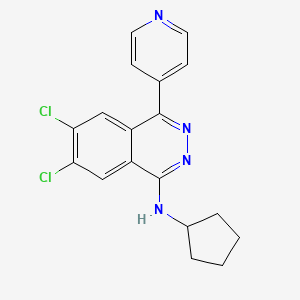 molecular formula C18H16Cl2N4 B610813 A-196 