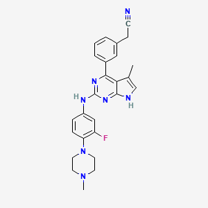 molecular formula C26H26FN7 B610817 SGI-7079 