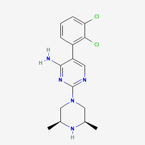 molecular formula C16H19Cl2N5 B610829 SHP836 