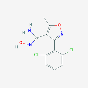 3-(2,6-dichlorophenyl)-N'-hydroxy-5-methyl-1,2-oxazole-4-carboximidamide