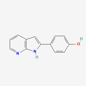 molecular formula C13H10N2O B610835 Sibiriline 
