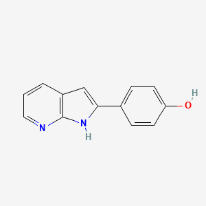 molecular formula C13H10N2O B610835 Sibiriline CAS No. 1346526-26-8