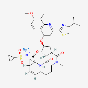 molecular formula C38H46N5NaO7S2 B610843 Sovriad CAS No. 1241946-89-3