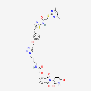molecular formula C40H40N10O8S2 B610851 PROTAC Sirt2 Degrader-1 CAS No. 2098487-75-1