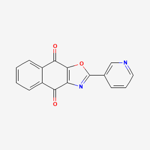 molecular formula C16H8N2O3 B610856 SJB3-019A CAS No. 2070015-29-9