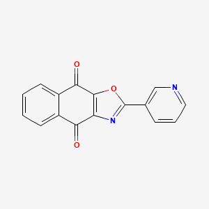 2-Pyridin-3-ylbenzo[f][1,3]benzoxazole-4,9-dione