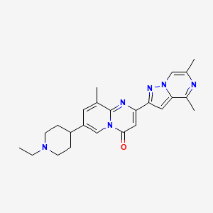 molecular formula C24H28N6O B610888 SMN-C3 CAS No. 1449597-34-5