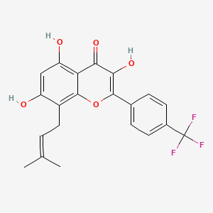 molecular formula C21H17F3O5 B610900 SNG-1153 CAS No. 1446712-19-1