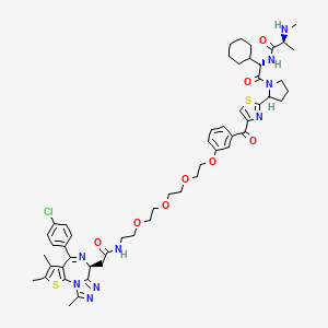 molecular formula C53H66ClN9O8S2 B610901 Sniper(brd)-1 