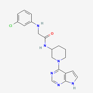 molecular formula C19H21ClN6O B610903 Btk IN-1 