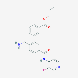 molecular formula C23H22FN3O3 B610928 Sovesudil CAS No. 1333400-14-8