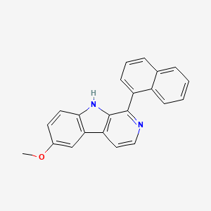 molecular formula C22H16N2O B610929 SP-141 CAS No. 1253491-42-7