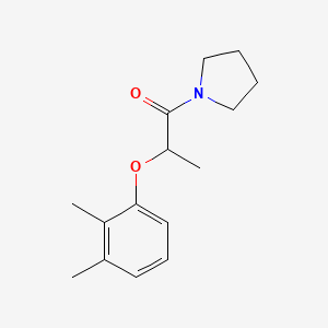 molecular formula C15H21NO2 B6109315 1-[2-(2,3-dimethylphenoxy)propanoyl]pyrrolidine 