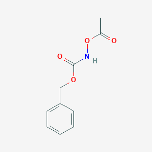 molecular formula C10H11NO4 B061094 O-Acetyl-N-carbobenzoxyhydroxylamine CAS No. 180798-01-0