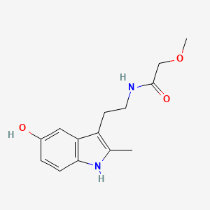 B610954 N-[2-(5-hydroxy-2-methyl-1H-indol-3-yl)ethyl]-2-methoxyacetamide CAS No. 1292285-54-1