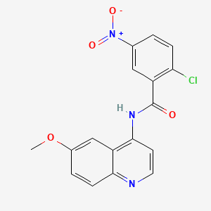 molecular formula C17H12ClN3O4 B610965 SR 16832 