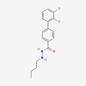 N'-butyl-2',3'-difluoro-[1,1'-biphenyl]-4-carbohydrazide