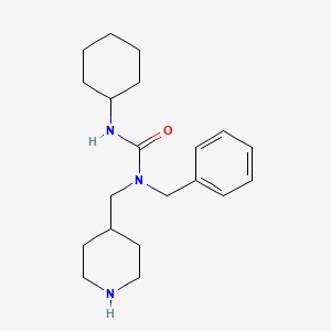 1-Benzyl-3-cyclohexyl-1-(piperidin-4-ylmethyl)urea