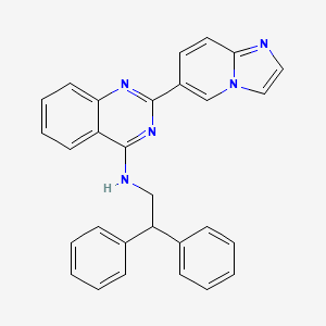 molecular formula C29H23N5 B610989 SRI-29574 CAS No. 1928712-46-2