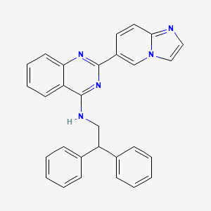 N-(2,2-Diphenylethyl)-2-(imidazo[1,2-A]pyridin-6-YL)quinazolin-4-amine