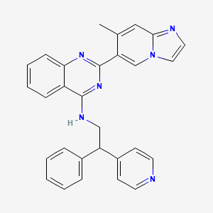 molecular formula C36H64N12O10S2 B610991 SRI-31142 CAS No. 1940118-04-6