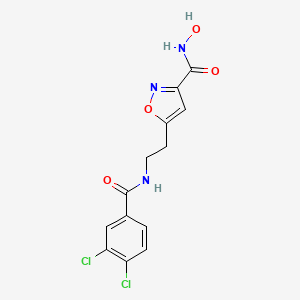 5-[2-[(3,4-Dichlorobenzoyl)amino]ethyl]-N-hydroxy-3-isoxazolecarboxamide