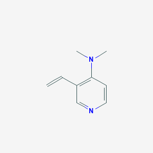 molecular formula C9H12N2 B061101 3-Vinyl-4-dimethylaminopyridine CAS No. 191104-24-2