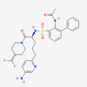 molecular formula C30H33F2N5O4S B611012 SSR182289 CAS No. 363151-21-7