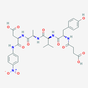 molecular formula C31H38N6O12 B611046 Suc-YVAD-pNA 