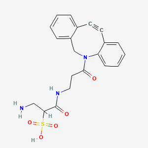 molecular formula C21H21N3O5S B611071 Sulfo DBCO-Amine 