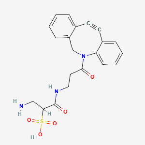 molecular formula C21H21N3O5S B611071 Sulfo DBCO-Amine CAS No. 2028284-70-8