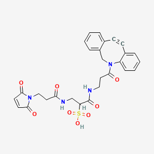 molecular formula C28H26N4O8S B611072 Mal-Sulfo-DBCO 
