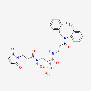 molecular formula C28H26N4O8S B611072 Mal-Sulfo-DBCO CAS No. 2028281-86-7