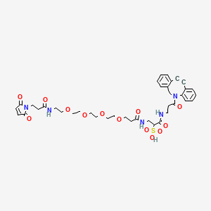 molecular formula C39H47N5O13S B611074 Sulfo DBCO-PEG4-Maleimide 