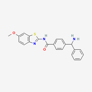 molecular formula C22H19N3O2S B611085 SW203668 CAS No. 1673556-40-5