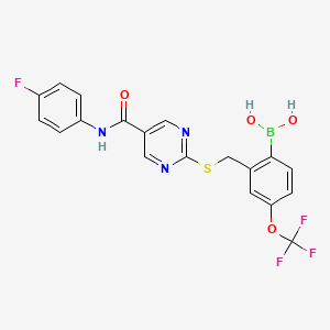 molecular formula C19H14BF4N3O4S B611092 SX-682 CAS No. 1648843-04-2
