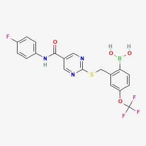 molecular formula C19H14BF4N3O4S B611092 Unii-H5212R2dpm CAS No. 1648843-04-2