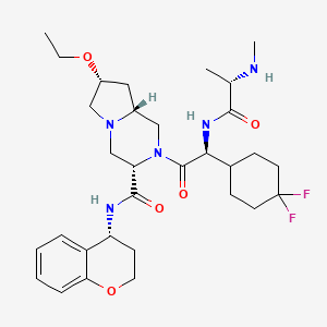 molecular formula C31H45F2N5O5 B611103 T-3256336 