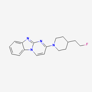 Pyrimido(1,2-a)benzimidazole, 2-(4-(2-fluoroethyl)-1-piperidinyl)-