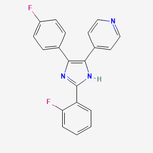 molecular formula C20H13F2N3 B611112 TA-02 
