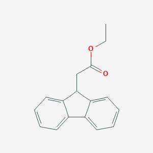 molecular formula C17H16O2 B061112 ethyl 2-(9H-fluoren-9-yl)acetate CAS No. 159803-52-8