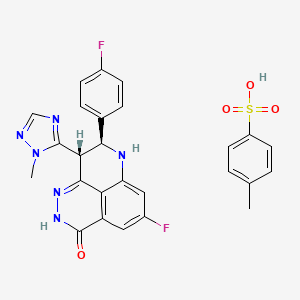 molecular formula C26H22F2N6O4S B611133 Talazoparib Tosylate CAS No. 1373431-65-2