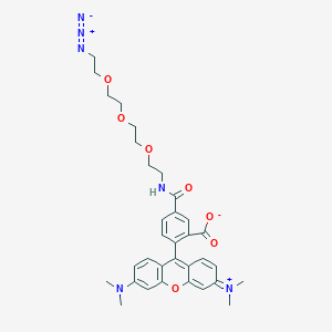 molecular formula C33H38N6O7 B611139 TAMRA-PEG3-Azide 