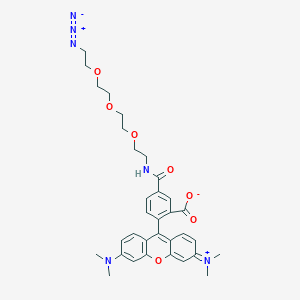 molecular formula C33H38N6O7 B611139 TAMRA-PEG3-Azide CAS No. 1228100-59-1