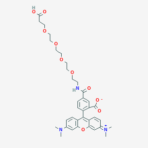 molecular formula C36H43N3O10 B611140 TAMRA-PEG4-acid 