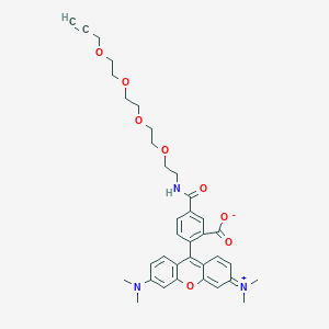 molecular formula C36H41N3O8 B611141 TAMRA-PEG4-Alkyne 