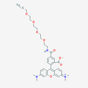 molecular formula C36H41N3O8 B611141 TAMRA-PEG4-Alkyne CAS No. 1225057-68-0