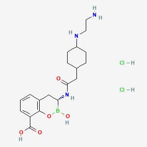 molecular formula C19H30BCl2N3O5 B611150 Taniborbactam dihydrochloride CAS No. 2244235-49-0