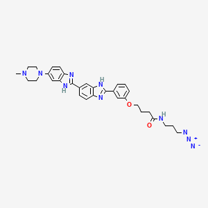 molecular formula C32H36N10O2 B611153 Targapremir-210 